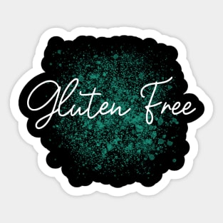 Gluten Free splash paint Sticker